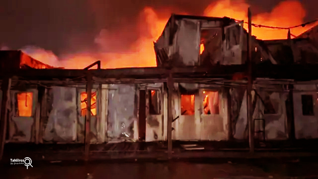 بمباران مرکز درمان معتادان